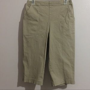 Croft & Borrow Tan Capris | Size M